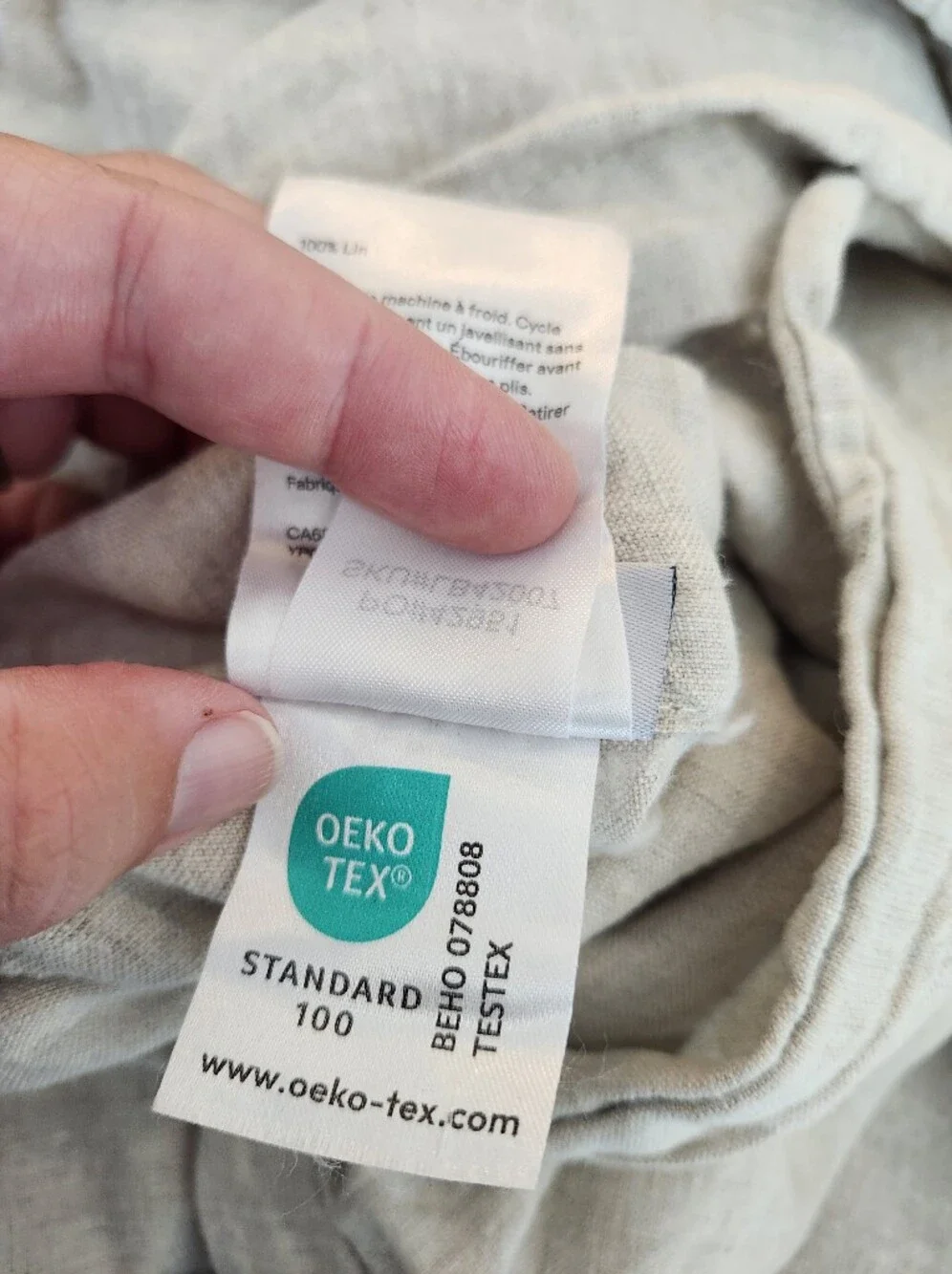 Quince 100% European Linen Duvet Cover Set King/Cal King Natural Chambray NWOT